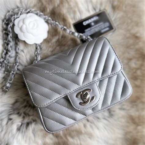 chanel chevron medium size|chanel silver flap bag.